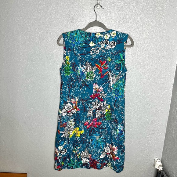 PETER PILOTTO Multicolor Floral Print Shift Dress - Picture 4 of 4
